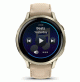 Venu 4 - 41 mm Lunar Gold with Bone Silicone Band and Light Sand Leather Band - 010-03013-03 - Garmin